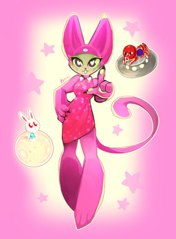 alternative_fashion anthro barefoot biped clothing cyberpop dress feet female group j-fashion machine male moon pink_body pink_clothing pink_dress star tail trio ufo pypixy animal_crossing nintendo meow_(animal_crossing) octavian_(animal_crossing) ruby_(animal_crossing) cephalopod coleoid domestic_cat felid feline felis lagomorph leporid mammal marine mollusk octopodiform octopus rabbit robot 2020 absurd_res digital_media_(artwork) digital_painting_(artwork) full-length_portrait hi_res painting_(artwork) portrait