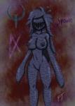 anthro areola big_breasts breasts eyeless female female_anthro genitals nipples not_furry open_mouth pussy rough_shade slime solo thick_thighs wide_hips flaktaryd id_software microsoft quake humanoid spawn_(quake) 2017 hi_res