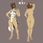 african african_wild_dog annily anthro balls breasts brown_hair canine dickgirl dog_tags grin hair intersex model_sheet nipples piercing pose sammy_brooker scar_(marking) sheath solo spots tan_fur yellow_eyes
Rating: Questionable
Score: 11
User: Sammy_Brooker
Date: September 30, 2013