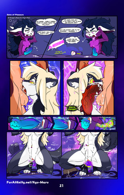 animal_genitalia animal_penis anthro balls bodily_fluids canine_genitalia canine_penis covered_eyes cum cum_in_mouth cum_inside dialogue dripping duo ejaculation erection exhibitionism fellatio female genital_fluids genitals group internal internal_oral knot knotted_penis knotting male male/female morning_wood non-euclidean_sex oral oral_knotting oral_penetration orgasm orgasm_face penetration penile penis portal portal_sex precum precum_drip public rough_sex sex sibling_incest sibling_lust sucking text thinking_with_portals trio unwanted_ejaculation unwanted_erection kyu-maru ansgar_siegfried_(kyu-maru) ember_siegfried canid canine canis demon domestic_cat domestic_dog felid feline felis hybrid mammal absurd_res comic english_text hi_res url incest_(lore) sibling_(lore)