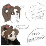 border female kodaifox offscreen_character solo white_border fuanfokkusu blizzard_entertainment too_serious warcraft bear giant_panda mammal pandaren 1:1 2025 digital_media_(artwork) hi_res meme tagme