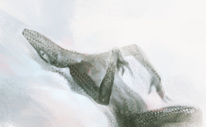 2019 ambiguous_gender anthro biped digital_media_(artwork) digital_painting_(artwork) green_body green_scales klongi lying nude on_back painting reptile scales scalie simple_background solo white_backgroundRating: SafeScore: 4User: yeoldenutDate: October 17, 2019