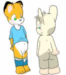 ambiguous_gender balls blush bosky butt clothing cub duo gay green_eyes hi_res male navel nude pants pants_down penis plain_background sheath smile underwear white_background young
Rating: Explicit
Score: 1
User: Jatix
Date: April 10, 2014
