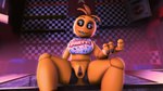 anthro beakless bib black_sclera bottomless clothed clothing female genitals looking_at_viewer machine open_mouth pussy sharp_teeth sitting solo spread_legs spreading teasing teeth white_eyes yellow_body thecoffeeguy jams3d_(modeler) mipsmiyu_(modeler) five_nights_at_freddy's five_nights_at_freddy's_2 scottgames lovetaste_chica toy_chica_(fnaf) animatronic avian bird chicken galliform gallus_(genus) phasianid robot 16:9 2022 3d_(artwork) digital_media_(artwork) hi_res source_filmmaker_(artwork) widescreen