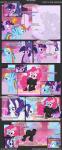 2015 absurd_res alternate_hairstyle blue_body blue_fur clothing comic cutie_mark dialogue door english_text equid equine feathered_wings feathers female feral friendship_is_magic fur greeting group hair hasbro hi_res horn inside mammal multicolored_hair my_little_pony mythological_creature mythological_equine mythology nightmaremoons pegasus pink_body pink_fur pink_hair pinkie_pie_(mlp) purple_body purple_eyes purple_feathers purple_fur rainbow_dash_(mlp) rainbow_hair rarity_(mlp) skinsuit text tight_clothing twilight_sparkle_(mlp) unicorn white_body white_fur wing_boner winged_unicorn wings