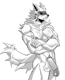 annoyed anthro arm_tuft balls biceps blush casual_erection casual_nudity cheek_tuft chin_tuft claws crossed_arms ears_back erection eyebrows facial_markings facial_tuft fluffy fluffy_tail foreskin frown fur fuzzy genitals glans head_markings head_tuft humanoid_genitalia humanoid_penis looking_aside male markings mask_(marking) neck_tuft nipples nude pecs penis pivoted_ears pubes red_eyes retracted_foreskin shoulder_tuft shy simple_background solo standing tail tail_motion tailwag thick_penis tuft vein veiny_muscles veiny_penis white_background white_body white_fur s4tanichound dreamworks puss_in_boots_(franchise) death_(puss_in_boots) canid canine canis mammal wolf hi_res