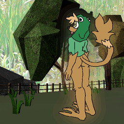 3d_background anthro bottomless brown_body brown_fur butt clothed clothing fur green_clothing green_hoodie green_topwear hoodie long_tongue looking_back male solo standing tail tail_motion tongue topwear vapor_towers dat_boi jules_hopper_(vapor_towers) amphibian canid canine frog mammal 1:1 2d_animation 3d_(artwork) animated digital_media_(artwork) frame_by_frame low_res meme mixed_media