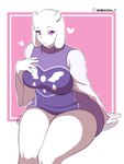 anthro female mature_female solo lallamitan_t undertale_(series) toriel bovid caprine goat mammal 3:4 absurd_res hi_res