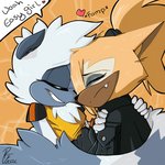 anthro duo female female/female head_bump hug nuzzling r.nemrick idw_publishing sega sonic_the_hedgehog_(comics) sonic_the_hedgehog_(idw) sonic_the_hedgehog_(series) tangle_the_lemur whisper_the_wolf canid canine canis lemur mammal primate strepsirrhine wolf 1:1