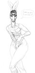 clothed clothing dialogue embarrassed english_text equid equine eyelashes femboy fur greyscale hair leotard lips long_neck male mammal mio_(zaggatar) monochrome sketch solo standing text wide_hips zaggatar zebra