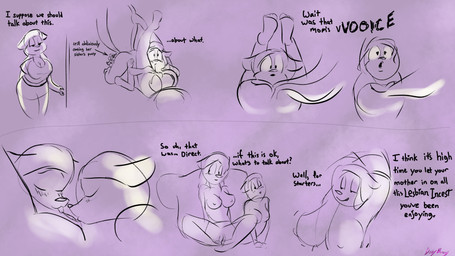 anthro collaborative collaborative_cunnilingus collaborative_oral collaborative_sex cunnilingus female female/female group group_sex oral sex text threesome trio vaginal dirty_bunny carol_brambletree kelli_brambletree megan_brambletree mammal mephitid skunk 16:9 4k absurd_res english_text hi_res monochrome widescreen daughter_(lore) incest_(lore) mother_(lore) mother_and_child_(lore) mother_and_daughter_(lore) parent_(lore) parent_and_child_(lore) parent_and_daughter_(lore) sibling_(lore) sister_(lore) sisters_(lore) twincest_(lore) twins_(lore)