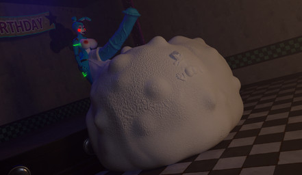 anthro balls big_balls big_breasts big_penis breasts cock_vore genitals gynomorph huge_balls hyper hyper_balls hyper_genitalia intersex machine male nipples nude penile penis solo vore bunnnyboi disembowell_(modeler) psychojohn2_(modeler) five_nights_at_freddy's five_nights_at_freddy's_2 scottgames toy_bonnie_(fnaf) android animatronic lagomorph leporid mammal rabbit robot 3d_(artwork) absurd_res digital_media_(artwork) hi_res
