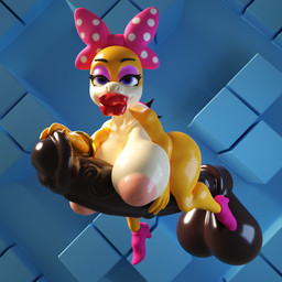 accessory anthro balls big_breasts big_butt big_penis bow_ribbon breasts butt erection female genitals hair_accessory hair_bow hair_ribbon huge_breasts huge_lips huge_penis hyper hyper_genitalia hyper_lips hyper_penis jewelry lips looking_at_viewer male male/female nipples non-mammal_balls non-mammal_breasts non-mammal_nipples nude penis ribbons shortstack shortstack_female simple_background smile thick_lips thick_thighs erintheorca mario_bros nintendo koopaling wendy_o._koopa dragon_koopa koopa scalie 1:1 2023 3d_(artwork) digital_media_(artwork) hi_res