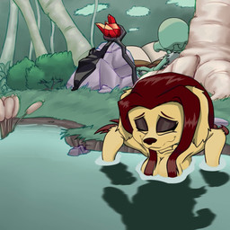 anthro bathing book breasts clothing dress duo eyeshadow fantasy female hair magic magic_user makeup male male/female nature nature_background necromancer nude partially_submerged red_hair resting ripples swamp water turkojar anima_(turkojar) valag_viladal bird_dog canid canine canis domestic_dog eublepharid gecko hunting_dog labrador leopard_gecko lizard mammal reptile retriever scalie undead zombie 1:1 animated short_playtime sound video voice_acted