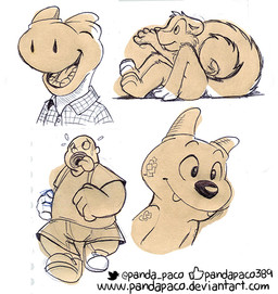 anthro bodily_fluids bottomwear closed_smile clothed clothing curled_tail eyes_closed front_view glistening glistening_eyes male mouth_closed open_mouth open_smile shirt shorts side_view simple_background smile solo sweat t-shirt tail text tongue tongue_out topwear young young_anthro young_male pandapaco mythology dragon human mammal mythological_creature mythological_scalie scalie species_request bust_portrait full-length_portrait partially_colored portrait sketch_page url