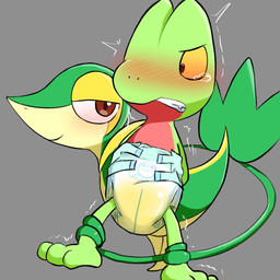 ambiguous_gender anthro bdsm blush bodily_fluids bondage bound clothed clothing crying diaper duo embarrassed genital_fluids omorashi padded padding peeing sagging sagging_diaper tears unclean_diaper urine used_diaper wearing_diaper wet wet_diaper wetness_indicator wetting wetting_diaper white_diaper milklemon5127 nintendo pokemon amphibian frog generation_3_pokemon generation_5_pokemon pokemon_(species) snivy treecko 1:1 hi_res