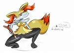 black_fur braixen breasts cactuscacti canine crouching ear_tuft english_text female fennec fox fur looking_at_viewer mammal masturbation nintendo nipples pokémon pussy pussy_juice red_eyes red_nipples red_nose solo text video_games yellow_fur
Rating: Explicit
Score: 3
User: Juni221
Date: February 16, 2014