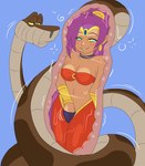 blush dominant dominant_male duo female hypnosis male male/female masturbation mind_control submissive submissive_female plsgts disney shantae_(series) the_jungle_book wayforward kaa_(jungle_book) shantae reptile scalie snake hi_res