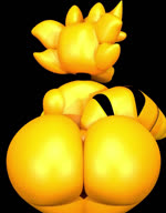 anthro big_breasts big_butt black_background bouncing_butt breasts butt female huge_butt jiggling machine rear_view shaking_butt simple_background solo thick_thighs wide_hips yellow_body geometryboymejia sanca animatronic canid canine fox mammal robot 3d_(artwork) 3d_animation animated cinema_4d_(artwork) digital_media_(artwork) loop no_sound short_playtime webm