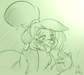 anthro aroused blush blush_lines bodily_fluids breath claws ear_piercing ear_ring eyebrows eyelashes hair male panting piercing ring_piercing saliva solo sweat teeth tied_hair kemotobi tobiki_(kemotobi) domestic_ferret mammal mustelid musteline true_musteline weasel invalid_tag sketch