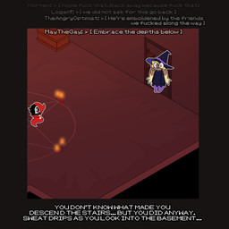 anthro candle clothing duo eyewear female glasses hat haunted_house headgear headwear holidays occult_symbol pentagram summoning_circle symbol text wearing_glasses witch_costume witch_hat corruptedcryptid halloween nintendo pokemon penny_(corruptedcryptid) veil_(corruptedcryptid) duskull generation_3_pokemon generation_4_pokemon lopunny pokemon_(species) 1:1 animated animated_webp english_text hi_res trans_(lore) trans_woman_(lore)