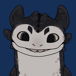black_body black_eyes black_scales bodily_fluids feral licking licking_screen licking_viewer male saliva scales solo tongue white_body white_scales tindra_draws dreamworks european_mythology how_to_train_your_dragon mythology shadow_of_the_sun dragon fury_(httyd) mythological_creature mythological_scalie nightlight_(httyd) scalie western_dragon animated
