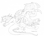 anus cunnilingus duo eyes_closed feet female female/female genitals licking lying membrane_(anatomy) membranous_wings nude on_back oral paws pussy sex spread_legs spreading tail tongue tongue_out vaginal wings necrodrone mythology dragon mythological_creature mythological_scalie scalie 2011 graphite_(artwork) line_art monochrome traditional_media_(artwork)