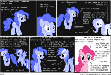 blue_body blue_eyes blue_fur cutie_mark dark dialogue feathered_wings feathers female feral flying fur group tail text wings thelastgherkin friendship_is_magic hasbro my_little_pony mythology fluttershy_(mlp) pinkie_pie_(mlp) rainbow_dash_(mlp) earth_pony equid equine horse mammal mythological_creature mythological_equine pegasus pony 2012 comic english_text