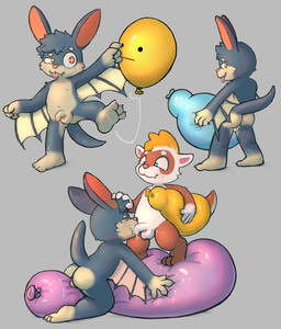 acroposthion anthro backsack balloon balloon_fetish balls biped bodily_fluids butt claws countershading cum cum_in_mouth cum_inside duo feet fellatio foot_fetish freckled_face freckles genital_fluids genitals grey_background helium humanoid_genitalia humanoid_penis inflatable male male/male multiple_poses nude on_balloon oral orange_eyes penile penis pose sex side_view simple_background standing sweat toe_claws tongue tongue_out young young_male badipoki float_(badipoki) bat domestic_ferret hybrid lagomorph leporid mammal mustelid musteline rabbit true_musteline weasel absurd_res hi_res adult_(lore)