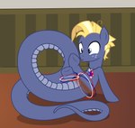 alternate_species apode blonde_hair blue_eyes freckles hair inside jewelry legless male necklace serpentine sitting solo species_transformation split_form transformation badumsquish friendship_is_magic hasbro my_little_pony star_tracker_(mlp) draconcopode equid equine horse lamia mammal pony reptile scalie snake hi_res