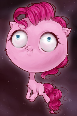 blue_eyes female fur hair inflation pink_body pink_fur pink_hair solo missangest friendship_is_magic hasbro my_little_pony pinkie_pie_(mlp) earth_pony equid equine horse mammal pony 2014 2:3 hi_res