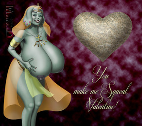 areola big_breasts breasts clothing female green_body green_skin huge_breasts nipples simple_background solo teeth text malcolm_douglas humanoid mammal orc 2019 english_text