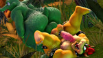 anal anal_penetration anthro anthro_on_anthro anthro_penetrated anthro_penetrating anthro_penetrating_anthro armband audio_sampling balls balls_touching big_balls big_butt bloodshot_eyes bouncing_balls bouncing_butt bracelet butt collar crown crown_only duo eye_roll forest forest_background forest_sex genitals gold_(metal) gold_bracelet gold_jewelry gold_wristwear green_body green_scales hair hands_on_knees hands_on_legs headgear humanoid_genitalia humanoid_penis jewelry leg_grab looking_at_another looking_at_partner looking_back looking_back_at_another looking_back_at_partner looking_down_at_partner lying male male/male male_penetrated male_penetrating male_penetrating_male moan musclegut muscular muscular_anthro muscular_male nature nature_background nipples non-mammal_nipples nude obese obese_anthro obese_male on_back on_grass on_ground open_mouth outside_sex overweight overweight_anthro overweight_male pecs penetration penis plant red_eyes red_hair reverse_piledriver_position scales sex small_tail smile spiked_armband spiked_balls spiked_collar spiked_penis spiked_wristband spikes spikes_(anatomy) spread_legs spreading tail tongue tongue_out tree yellow_body yellow_scales tigura akkoarcade_(modeler) donkey_kong_(series) mario_bros nintendo super_smash_bros. bowser king_k._rool crocodile crocodilian koopa kremling reptile scalie turtle 16:9 2022 3d_(artwork) 3d_animation animated crossover digital_media_(artwork) hi_res high_framerate short_playtime sound source_filmmaker_(artwork) webm widescreen