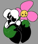 ambiguous_gender anthro anus biped black_anus black_body black_ears black_eyes black_fur breasts butt butt_grab duo female flower fur green_body hair hand_on_butt pink_body plant smile spread_butt spreading tail white_body white_eyes white_fur white_hair white_tail wool_(fur) yellow_body nonbinary_bunny ultimate_chicken_horse flower_(ultimate_chicken_horse) sheep_(ultimate_chicken_horse) bovid caprine elemental_creature flora_fauna flower_creature mammal sheep 2022 aliasing digital_drawing_(artwork) digital_media_(artwork) flat_colors