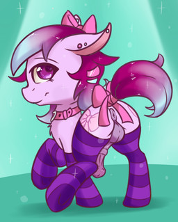 accessory animal_genitalia animal_penis anus backsack balls bow_(feature) bow_accessory bow_ribbon butt centered_hair_bow clothing collar cutie_mark ear_piercing equine_genitalia equine_penis erection feral fur furgonomics genitals gynomorph hair hair_accessory hair_bow hair_ribbon hooves intersex legwear pattern_clothing pattern_legwear penis piercing ribbons smile solo striped_clothing striped_legwear stripes tail tail_accessory tail_bow tail_ribbon thigh_highs underhoof fearingfun hasbro my_little_pony fan_character ribbons_(fearingfun) earth_pony equid equine horse mammal pony 2016 absurd_res hi_res