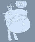 2019 absurd_res anthro anthrofied areola arthropod belly big_belly big_breasts big_nipples blue_and_white bodily_fluids breasts bumpywish changeling clothing collarbone crown female fingers friendship_is_magic growth hasbro headgear hi_res horn huge_belly huge_breasts humanoid_hands hyper hyper_belly hyper_breasts hyper_pregnancy lactating milk monochrome my_little_pony navel nipples open_mouth outie_navel panties pregnant queen_chrysalis_(mlp) signature simple_background solo standing topwear torn_clothing underwear wardrobe_malfunction