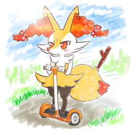 3_fingers :3 accessory ambiguous_anthro ambiguous_gender anthro arm_tuft big_tail biped black_body blush blush_lines bow_ribbon cheek_tuft chest_tuft closed_smile detailed_background digitigrade dipstick_tail facial_tuft fingers flat_chested front_view fur grass hair_accessory hair_bow hair_ribbon hip_tuft inner_ear_fluff markings motion_lines mouth_closed multicolored_body multicolored_fur no_pupils nude_ambiguous nude_anthro object_in_tail orange_body orange_eyes orange_fur orange_inner_ear_fluff orange_nose orange_tail_tip outside plant pointy_ears polka_dot_bow prick_ears red_bow ribbons segway shoulder_tuft smile solo standing starry_eyes stick stick_in_tail tail tail_markings tapering_snout three-quarter_view tuft two_tone_tail white_body white_fur yellow_body yellow_fur yellow_tail annyui0611 nintendo pokemon braixen canid generation_6_pokemon mammal pokemon_(species) 1:1 2021 colored digital_drawing_(artwork) digital_media_(artwork) flat_colors full-length_portrait hi_res japanese_description portrait translated_description