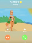 alcohol anthro beach beer beverage big_breasts breasts clothing crossed_legs female pose swimwear jrxt dreamworks the_bad_guys diane_foxington canid canine fox mammal hi_res pinup
