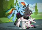 2014 anal anal_penetration animal_genitalia anus balls blossomforth_(mlp) blue_fur blush cutie_mark dildo equine eyes_closed female feral friendship_is_magic fur group hair half-closed_eyes hooves horse horsecock jcoshooves male mammal multi-colored_hair my_little_pony open_mouth outside pegasus pegging penetration penis pony pussy rainbow_dash_(mlp) rainbow_hair sex sex_toy straight thunderlane_(mlp) tongue tree vein white_fur wings
Rating: Explicit
Score: 7
User: lemongrab
Date: February 08, 2014