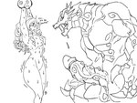 anthro areola athletic athletic_female athletic_human big_penis biped bodily_fluids bound claws drooling erection female genitals hair hands_above_head hands_tied huge_penis imminent_sex larger_anthro larger_male long_hair male male/female muscular muscular_anthro muscular_male navel nipples nubbed_penis penis pussy questionable_consent restrained saliva saliva_string scared size_difference smaller_female smaller_human sweating_profusely thick_thighs vein veiny_penis wide_hips seb_mujinn mythology dragon human mammal mythological_creature mythological_scalie scalie wingless_dragon 4:3 absurd_res hi_res