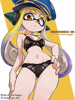 black_bra black_clothing black_lingerie black_panties black_underwear bra clothing electronics female hand_on_hip headphones lace_bra lace_panties light_body light_skin lingerie looking_at_viewer not_furry panties pseudo_hair simple_background solo tentacle_hair tentacles text translucent translucent_bra translucent_clothing translucent_lingerie translucent_panties translucent_underwear underwear gm_laz nintendo splatoon agent_3_(splatoon) aquatic cephalopod humanoid inkling mollusk 3:4 hi_res url