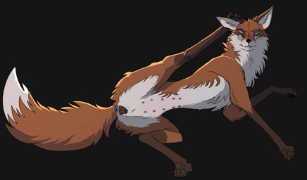4_eyes animal_genitalia animal_vulva anus blush blush_lines canine_genitalia canine_vulva female feral genitals green_eyes heterochromia lying multi_eye nipples on_side solo spread_legs spreading tail tail_anus vulva yellow_eyes garbagegarage four-eyes_(garbagegarage) canid canine fox mammal hi_res