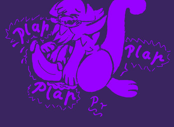 anthro blush bodily_fluids cum cum_pool eyes_closed fluffy food fruit fur fur_tuft genital_fluids hair long_tail male masturbation onomatopoeia paws penetration plant plap pleased_expression pumpkin purple_body purple_fur relieved riding sex sharp_teeth sitting solo sound_effects straddling straddling_object tail teeth text tuft wide_hips prayhold_(artist) domestic_cat felid feline felis mammal aliasing digital_media_(artwork) english_text monochrome purple_theme sketch