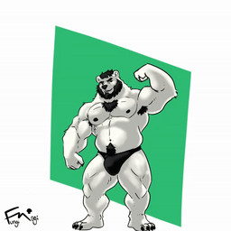 anthro balls beard biceps big_balls big_muscles big_penis black_hair black_penis body_size_growth bottomwear bulge clothing facial_hair genital_growth genitals growth hair huge_balls huge_muscles huge_penis hyper hyper_balls hyper_genitalia hyper_penis looking_at_viewer male muscle_growth musclegut muscular muscular_anthro muscular_male mylesbear nipples nude pecs penis penis_growth simple_background size_transformation solo standing torn_bottomwear torn_clothing torn_underwear transformation underwear vein veiny_penis fungimagi bear mammal 1:1 2d_animation animated short_playtime