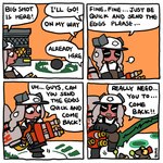 dialogue egg_basket female frustrated hydra_splatling orange_background simple_background solo speech_bubble tenta_missles text peachquail nintendo splatoon octoling_girl cephalopod fish humanoid marine mollusk octarian octoling salmonid_(splatoon) salmonoid_(splatoon) smallfry_(splatoon) 1:1 artist_name comic english_text hi_res