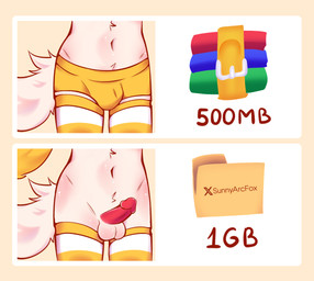 anthro balls balls_blush belly_blush blush body_blush bottomless butt clothed clothing curled_tail feral genitals humanoid_genitalia legwear male male/male navel no_underwear orange_body panties penis solo stockings tail thigh_highs underwear white_body sunnyarcfox decompressed_file_meme arctic_fox canid canine fox mammal true_fox hi_res