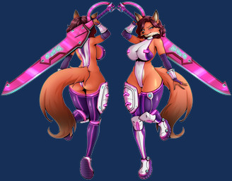 5_fingers anthro arm_armor arm_warmers armor armor_plates armwear asymmetrical_armor bedroom_eyes belly big_breasts blade blue_accents blue_armor blue_blade blue_boots blue_clothing blue_cuffs blue_eyes blue_footwear blue_gem blue_sword blue_weapon blush blush_lines boots breasts brown_claws brown_ears brown_finger_claws brown_hair brown_hands brown_nose brown_tail brown_tail_tip butt canine_ears canine_tail cheek_tuft choker claws clothed clothing confident confident_anthro confident_female countershade_belly countershade_face countershade_fur countershade_neck countershade_snout countershade_torso countershading cuffs_(clothing) curvy_figure cute_fangs cyberpunk diamond_(gem) dipstick_tail ear_tuft energy_sword energy_weapon eyebrow_through_hair eyebrows eyelashes facial_tuft fangs female finger_claws fingers fluffy fluffy_tail footwear fox_ears fox_tail front_view fur fur_tuft furrowed_eyebrows futuristic futuristic_armor futuristic_clothing futuristic_sword futuristic_weapon gem glistening glistening_back glistening_body glistening_breasts glistening_butt glistening_cheeks glistening_clothing glistening_eyes glistening_face glistening_fur glistening_hair glistening_legs glistening_legwear glistening_leotard glistening_melee_weapon glistening_shoulders glistening_sword glistening_thigh_highs glistening_thighs glistening_torso glistening_weapon glowing glowing_accents glowing_armor glowing_boots glowing_clothing glowing_cuffs glowing_footwear glowing_knee_pads glowing_leg_armor glowing_leotard glowing_ring glowing_runes glowing_sword glowing_symbol glowing_thigh_highs glowing_weapon gradient_blade gradient_fingers gradient_hand gradient_sword gradient_tail gradient_tail_tip gradient_weapon hair hilt holding_melee_weapon holding_object holding_sword holding_weapon hourglass_figure humanoid_breasts humanoid_hands jewelry knee_pads large_sword large_weapon leg_armor legwear leotard long_hair long_tail markings melee_weapon multicolored_armor multicolored_armwear multicolored_belly multicolored_blade multicolored_body multicolored_boots multicolored_clothing multicolored_cuffs multicolored_ears multicolored_face multicolored_footwear multicolored_fur multicolored_hands multicolored_legwear multicolored_leotard multicolored_sword multicolored_tail multicolored_thigh_highs multicolored_torso multicolored_tuft multicolored_weapon narrowed_eyes necklace orange_arms orange_back orange_belly orange_body orange_breasts orange_butt orange_chest orange_claws orange_ears orange_eyebrows orange_face orange_finger_claws orange_fur orange_hands orange_legs orange_snout orange_tail orange_torso orange_tuft orange_upper_jaw pink_accents pink_armor pink_blade pink_boots pink_clothing pink_cuffs pink_footwear pink_knee_pads pink_ring pink_sword pink_weapon playful pupils purple_armor purple_armwear purple_boots purple_clothing purple_footwear purple_hilt purple_leg_armor purple_leotard raised_calf raised_foot runes science_fiction seductive shoes shoulder_length_hair simple_background skimpy slit_pupils snout solo squint squinted_eyes sword sword_over_shoulder symbol tail tail_markings tan_belly tan_body tan_countershading tan_face tan_fur tan_inner_ear tan_lower_jaw tan_snout tan_throat tan_torso tan_tuft teeth thick_eyelashes thigh_highs translucent translucent_hair transparent_background tuft unconvincing_armor wavy_hair weapon weapon_over_shoulder white_armor white_boots white_choker white_clothing white_cuffs white_footwear white_jewelry white_knee_pads white_leg_armor white_leotard white_necklace wide_hips wrist_armor cify nebula_(breaker_of_star_systems) canid canine fox mammal absurd_res alpha_channel colored digital_drawing_(artwork) digital_media_(artwork) hi_res multiple_images