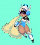 anthro clothing female leotard red_eyes solo thick_thighs wide_hipped_anthro wide_hipped_female wide_hips joltik_(artist) mighty_switch_force! nintendo pokemon wayforward generation_4_pokemon lagomorph lopunny mammal pokemon_(species)