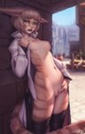 2021 alley alternate_species animal_humanoid anthro blue_eyes blurred_background bodily_fluids bottomless breasts cat_humanoid clothed clothing coat detailed_background digital_media_(artwork) exhibitionism felid felid_humanoid feline feline_humanoid female final_fantasy final_fantasy_xiv final_fantasy_xiv_(legacy) furrification genital_fluids genitals group hair hi_res humanoid innie_pussy looking_pleasured mammal mammal_humanoid masturbation medium_breasts miqo'te navel nipples open_clothing open_coat open_mouth open_topwear partially_clothed personalami public public_masturbation pussy pussy_juice_string semi_public square_enix stealth_masturbation topwear vaginal vaginal_fluids vaginal_masturbation y'shtola_rhul