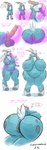 absurd_res animal_genitalia anthro anus balls balls_shrinking bent_over blue_body breast_expansion breasts butt butt_expansion cobalion constricted_pupils corruption curiousgarchomp dialogue expansion female gender_transformation generation_5_pokemon genitals hair heart_after_text hi_res hooves horn legendary_pokemon lipstick looking_back makeup male markings mind_control mtf_transformation nintendo nipples penis penis_shrinking pink_mist pink_text pokemon pokemon_(species) presenting presenting_hindquarters pupils pussy raised_tail resisting sequence signature small_pupils solo speech_bubble spots spotted_body standing suk0tto surprise tail text text_with_heart thought_bubble transformation white_hair yellow_eyes